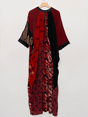 The Simmy Long Dress  - One Size - Upcycled Silk