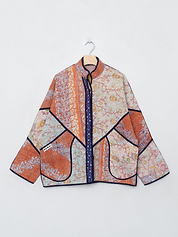 The Ladhiya Quilted Patchwork Kantha Jacket