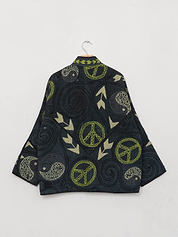 The Ladhiya Suzani Quilted Kantha Jacket