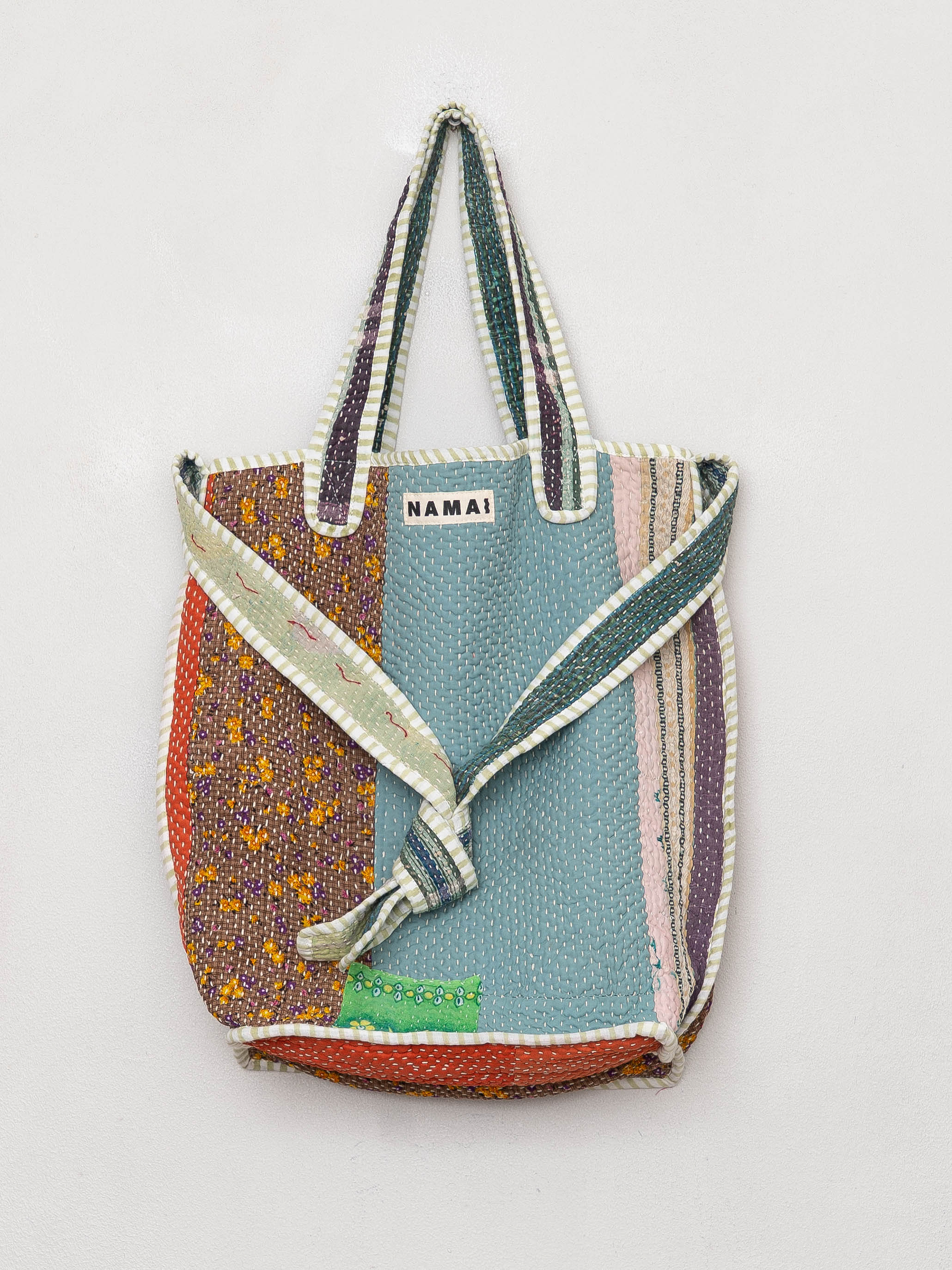 The Xoti II Zero-Waste Quilted Kantha Bag