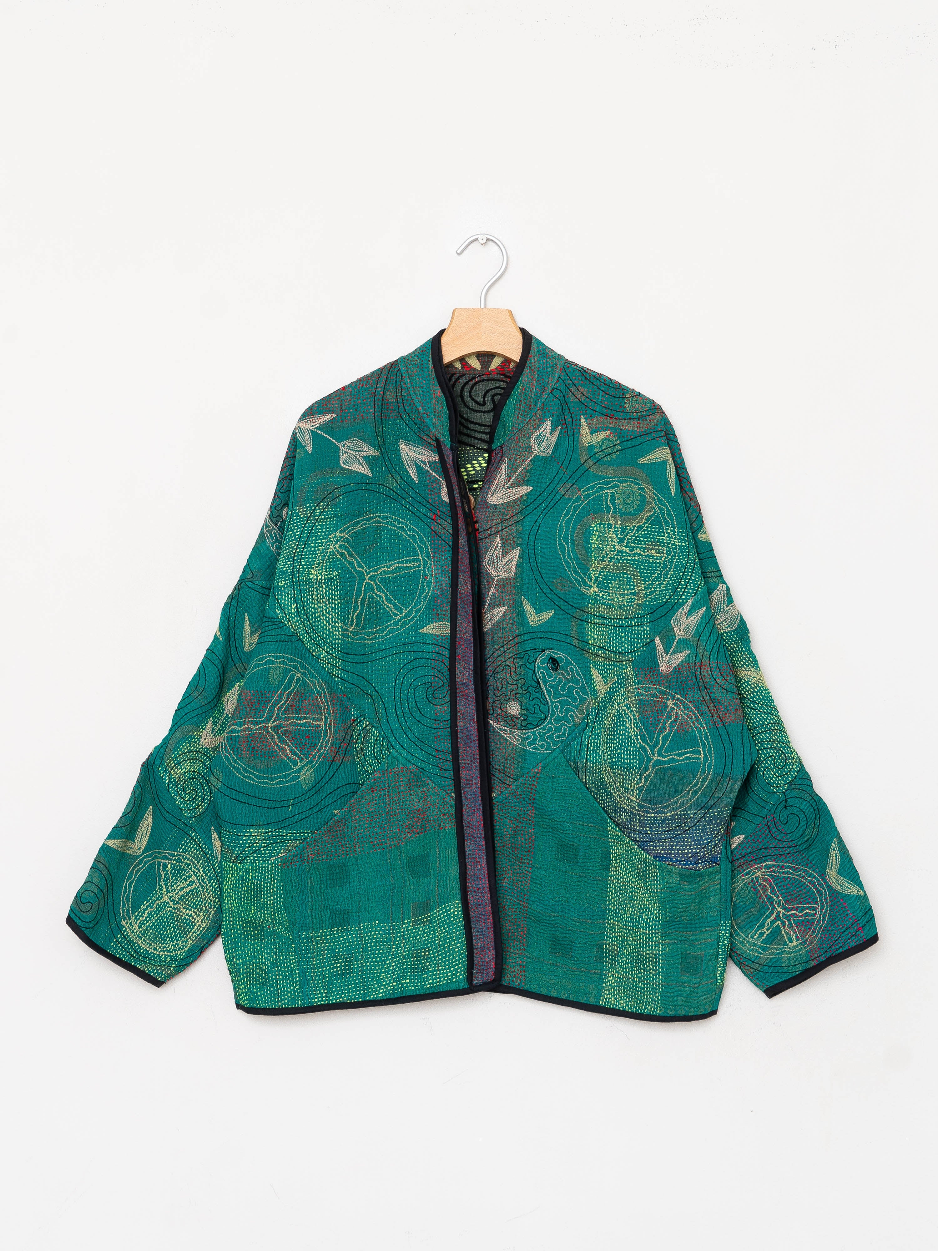 The Ladhiya Suzani Quilted Kantha Jacket