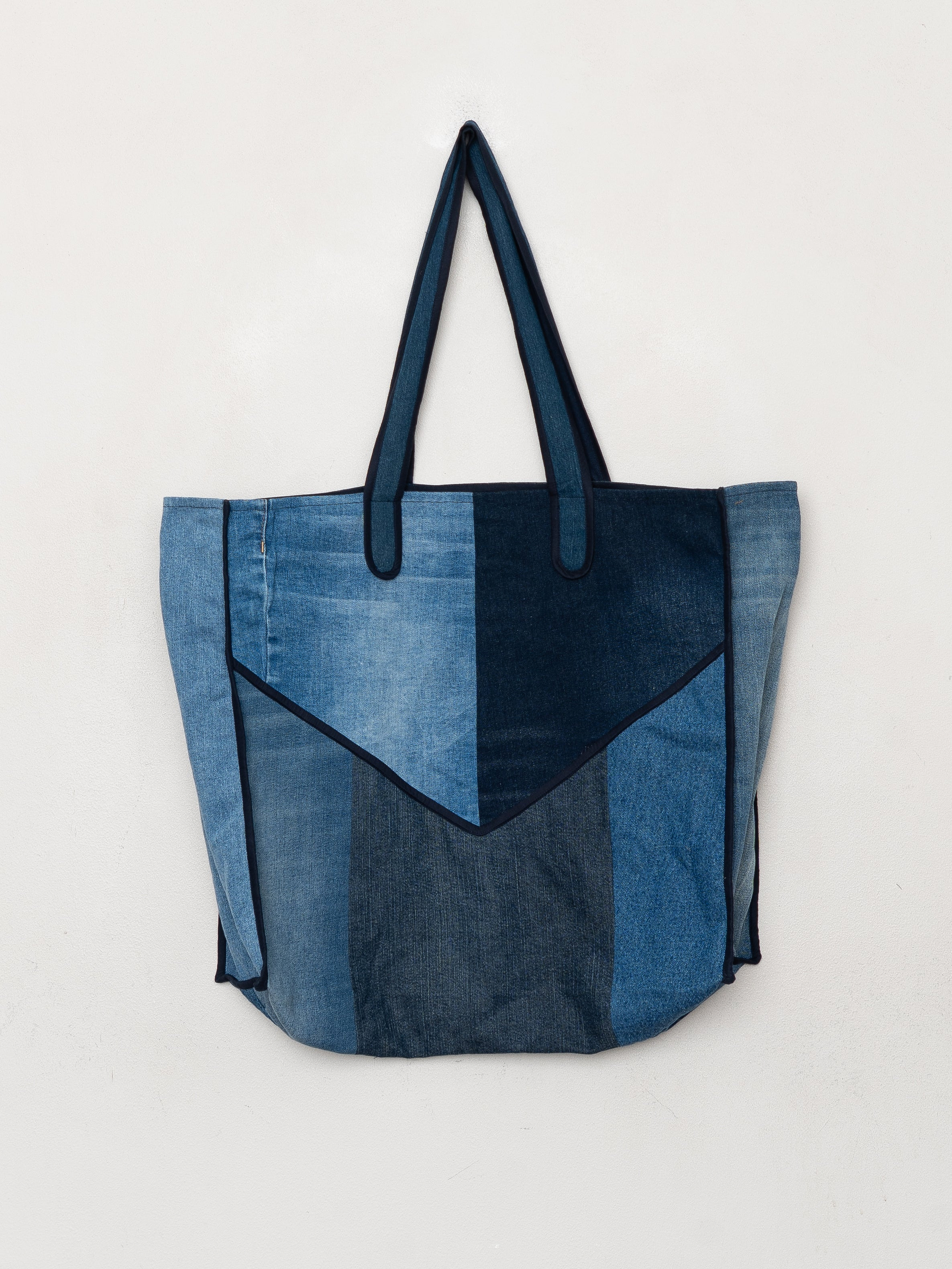 The Pasha Carryall Denim Tote Bag