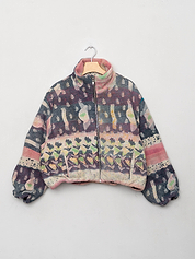 The Shira Cropped Bomber Jacket