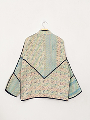 The Ladhiya Quilted Patchwork Kantha Jacket