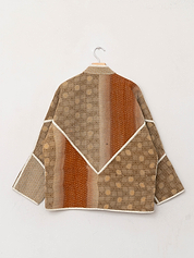 The Ladhiya Quilted Patchwork Kantha Jacket