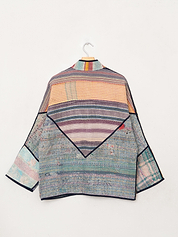 The Ladhiya Quilted Patchwork Kantha Jacket