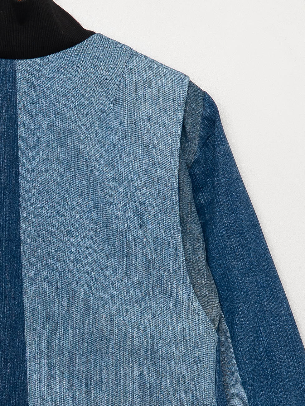 The Veda Denim Bomber Jacket - Small