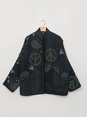 The Ladhiya Suzani Quilted Kantha Jacket