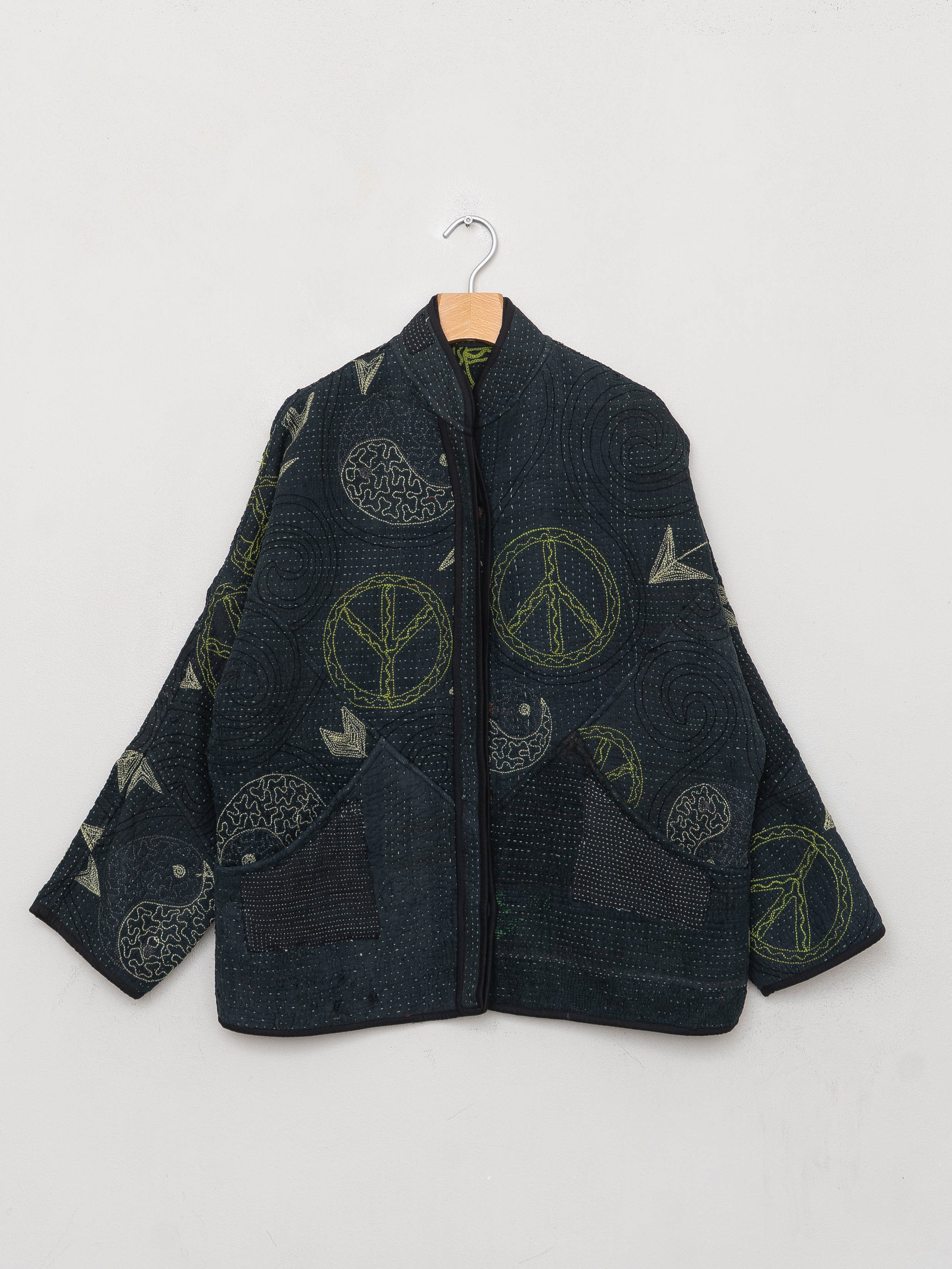 The Ladhiya Suzani Quilted Kantha Jacket