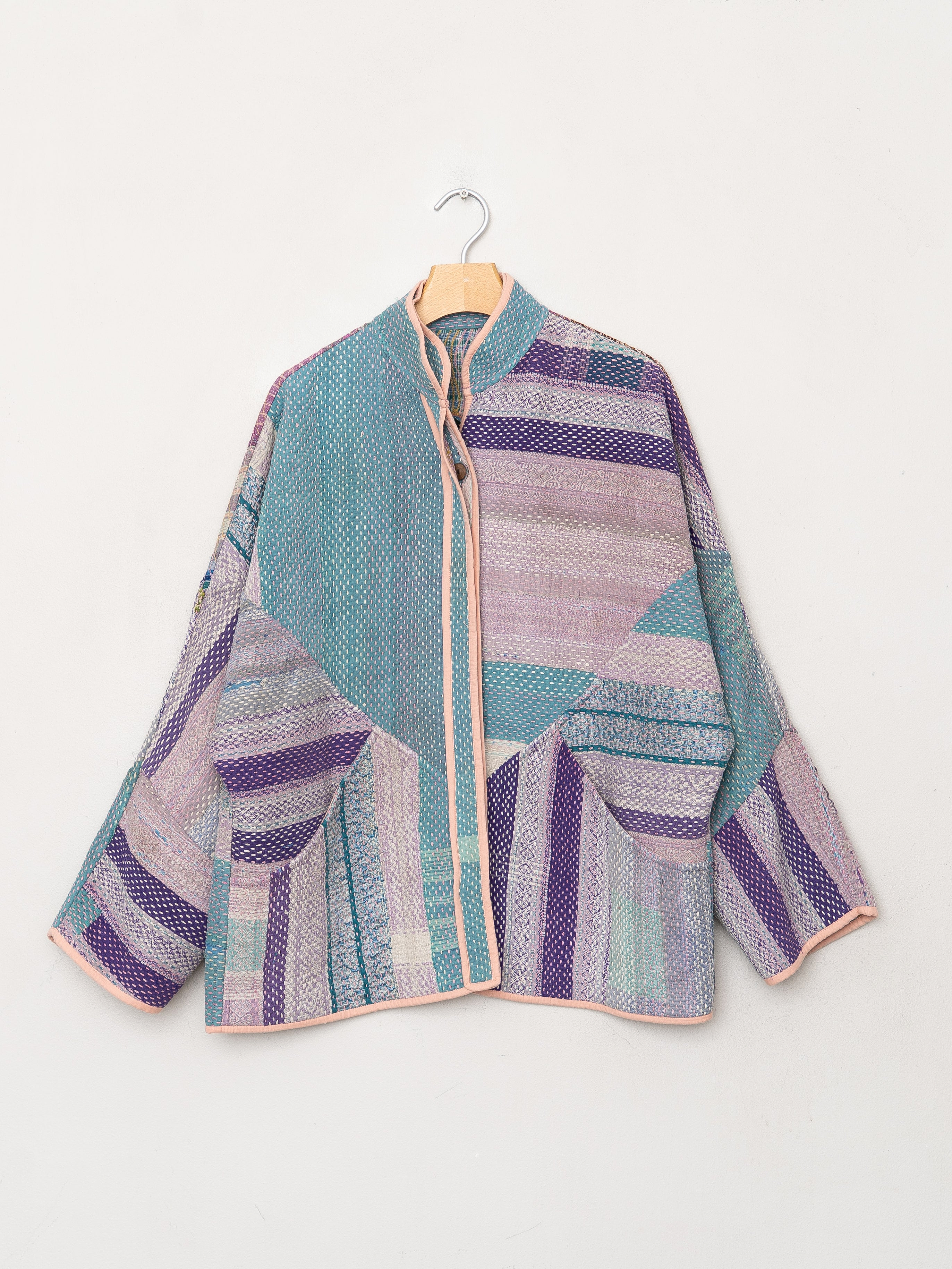 The Ladhiya Suzani Quilted Kantha Jacket