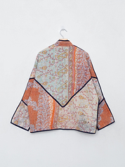 The Ladhiya Quilted Patchwork Kantha Jacket