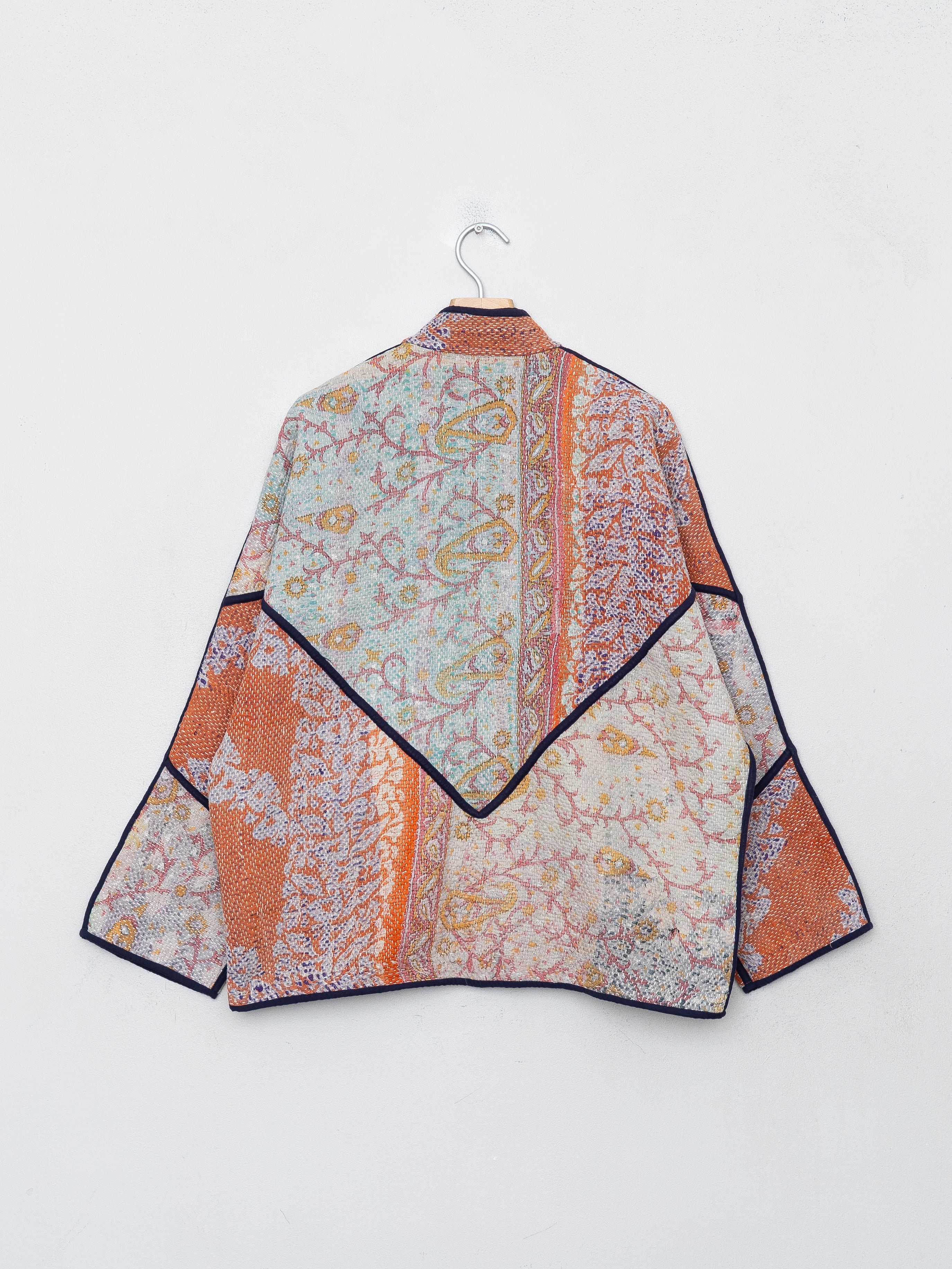 The Ladhiya Quilted Patchwork Kantha Jacket