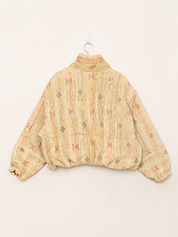 The Shira Quilted Puffer Bomber Jacket
