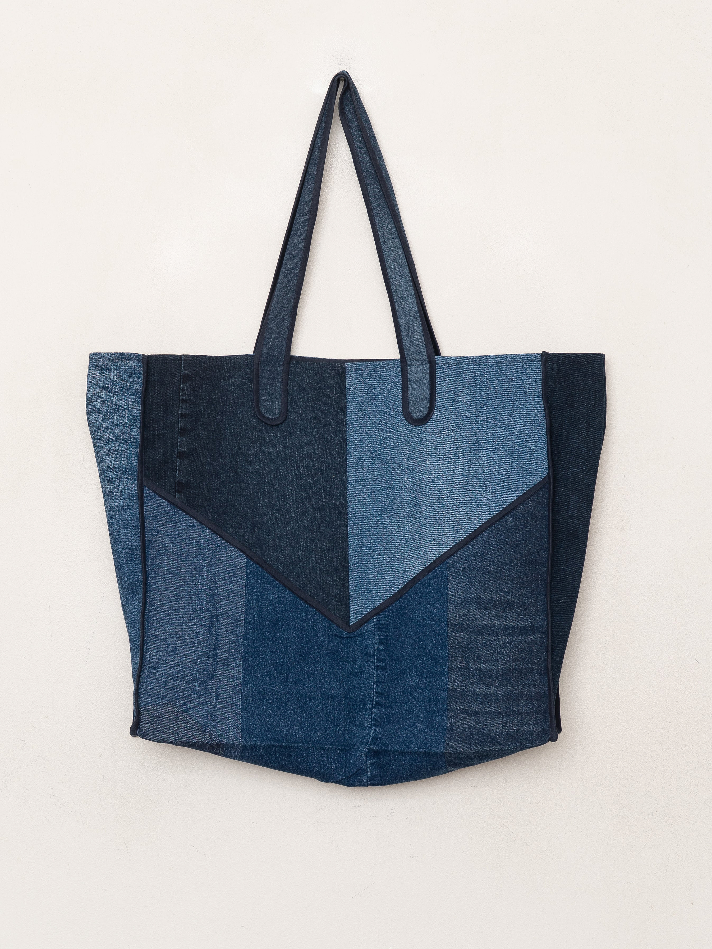 The Pasha Carryall Denim Tote Bag