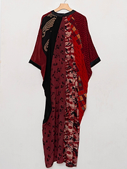 The Simmy Long Dress  - One Size - Upcycled Silk