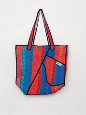 The Raksa Quilted Kantha Bag