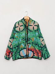 The Ladhiya Suzani Quilted Kantha Jacket