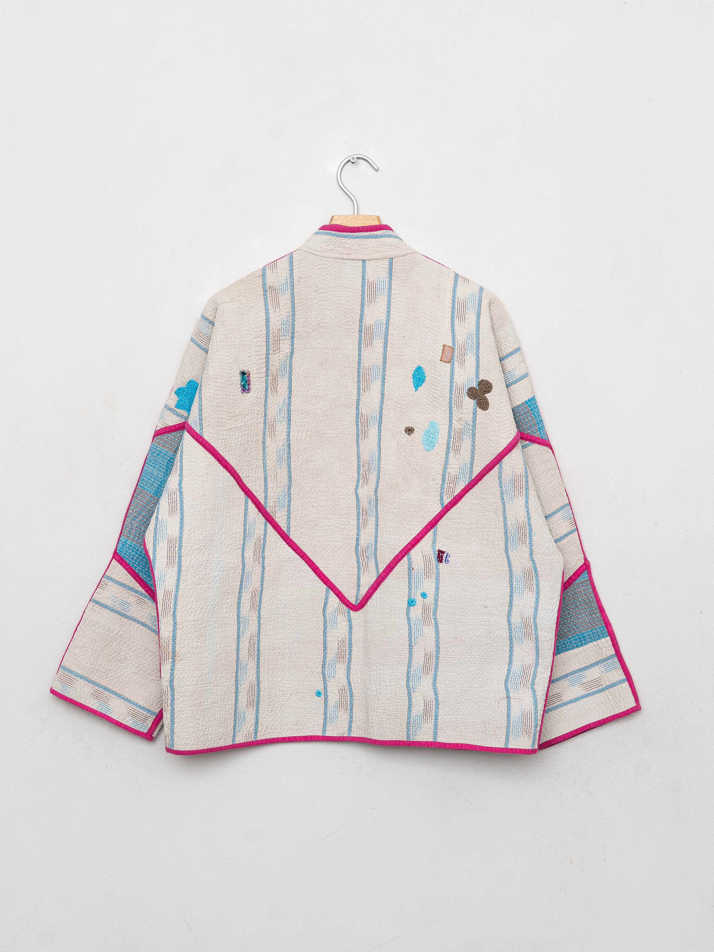 The Ladhiya Quilted Patchwork Kantha Jacket