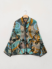 The Ladhiya Suzani Quilted Kantha Jacket