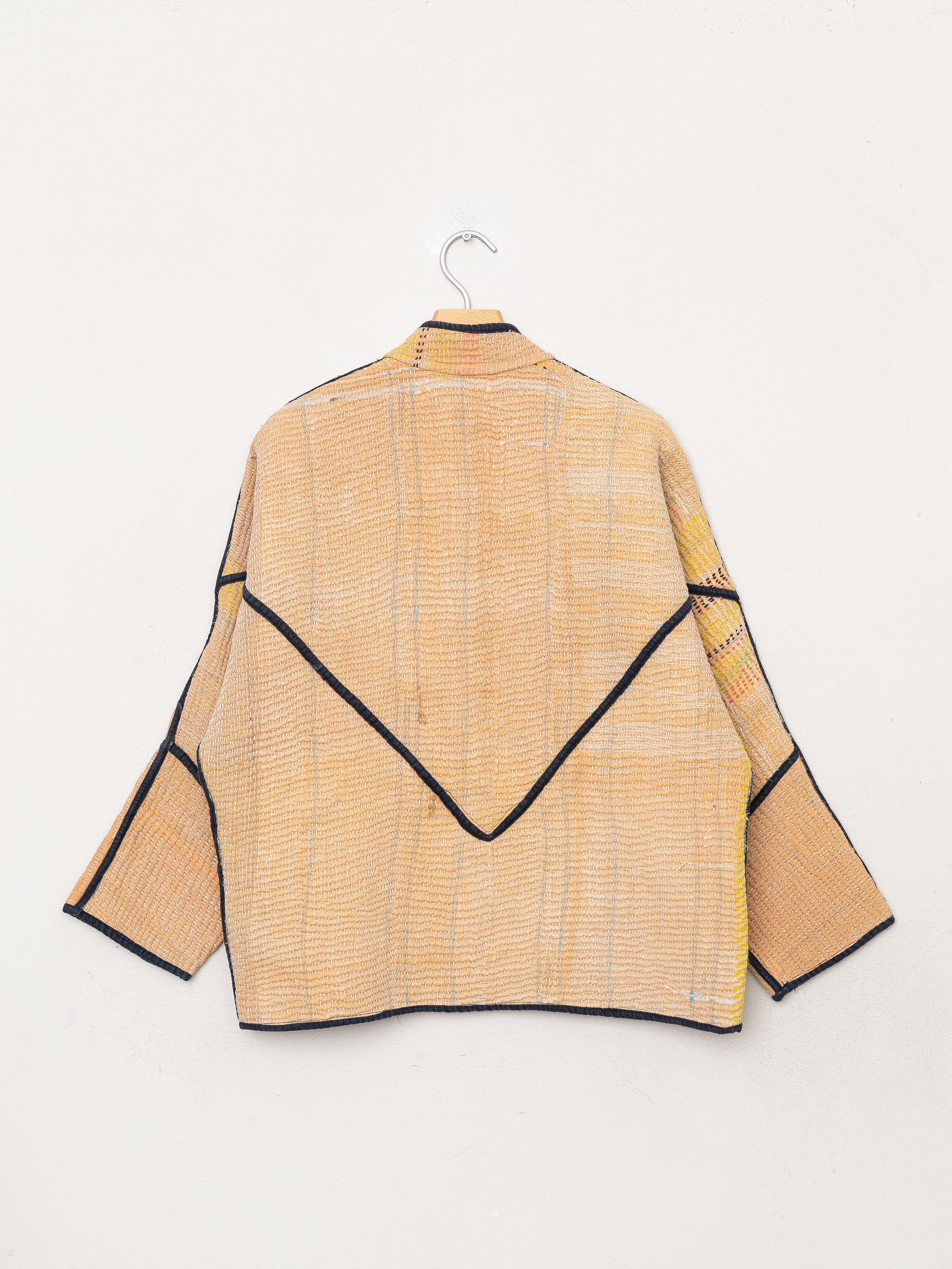 The Ladhiya Quilted Patchwork Kantha Jacket