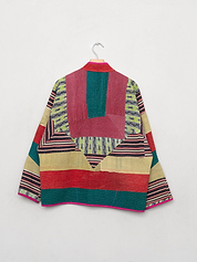 The Ladhiya Quilted Patchwork Kantha Jacket