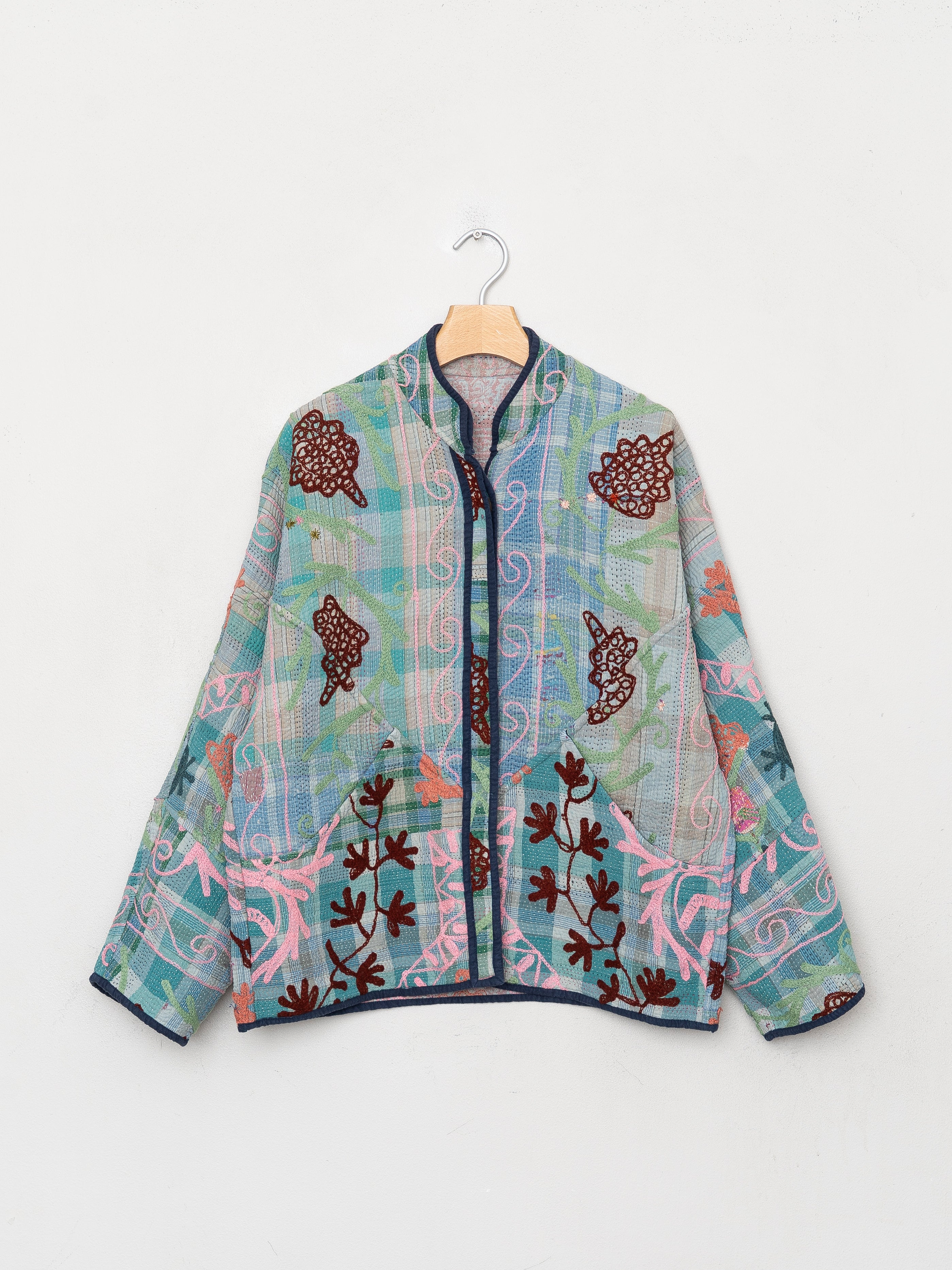 The Ladhiya Suzani Quilted Kantha Jacket