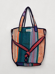 The Xoti II Zero-Waste Quilted Kantha Bag