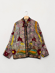 The Ladhiya Suzani Quilted Kantha Jacket