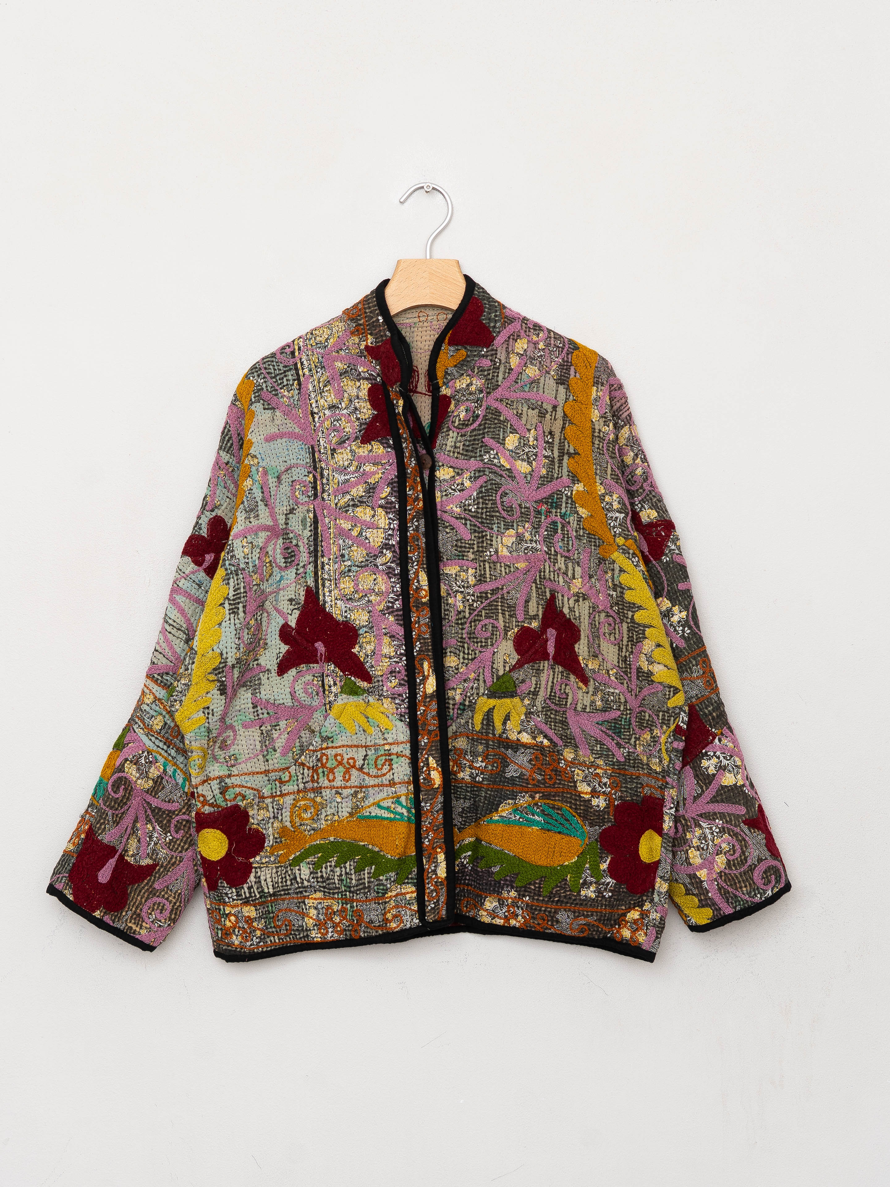 The Ladhiya Suzani Quilted Kantha Jacket