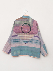 The Ladhiya Suzani Quilted Kantha Jacket