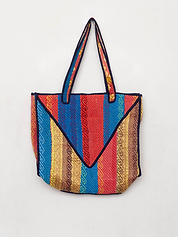 The Raksa Quilted Kantha Bag