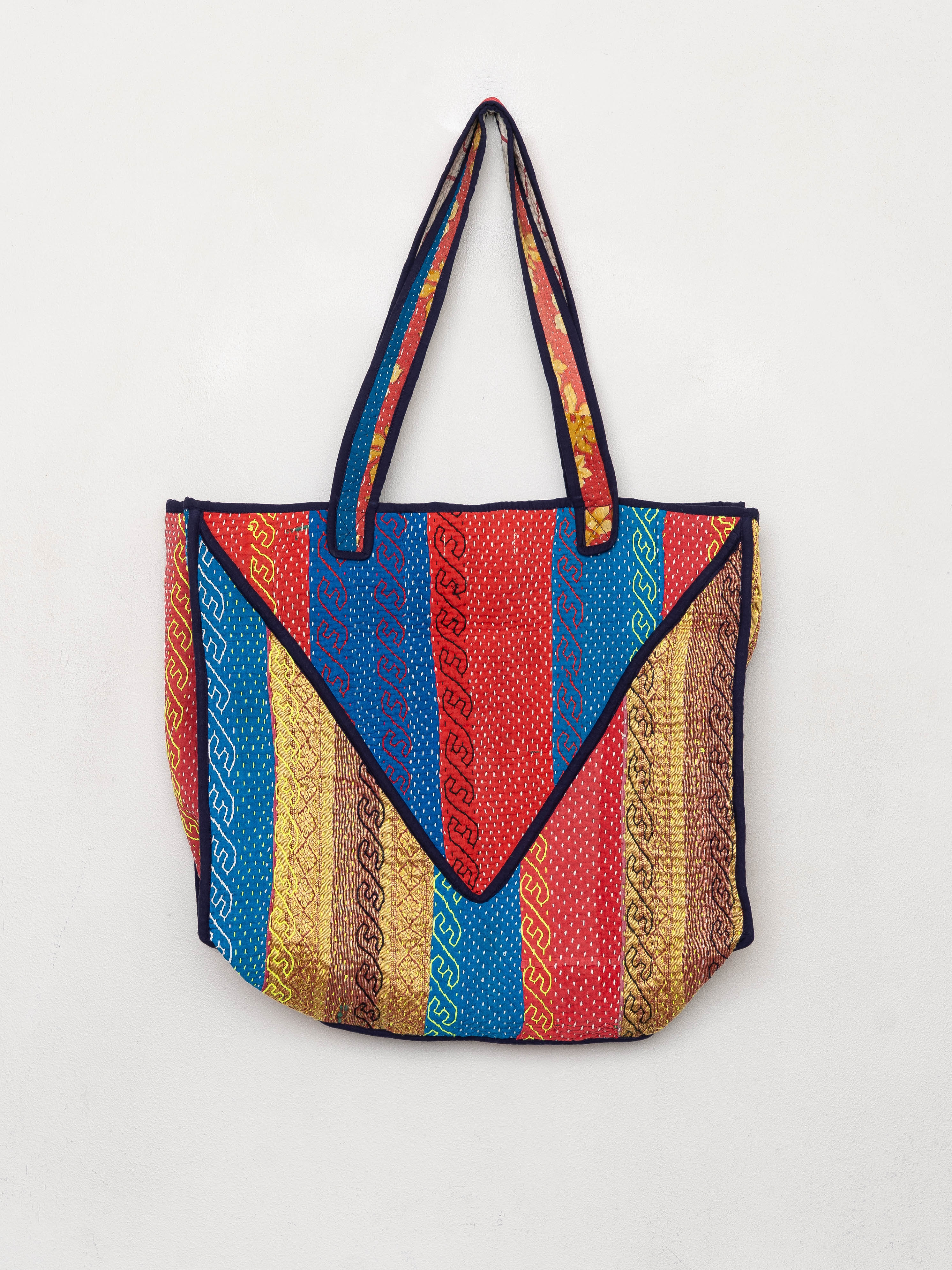 The Raksa Quilted Kantha Bag