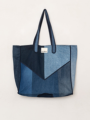 The Pasha Carryall Denim Tote Bag