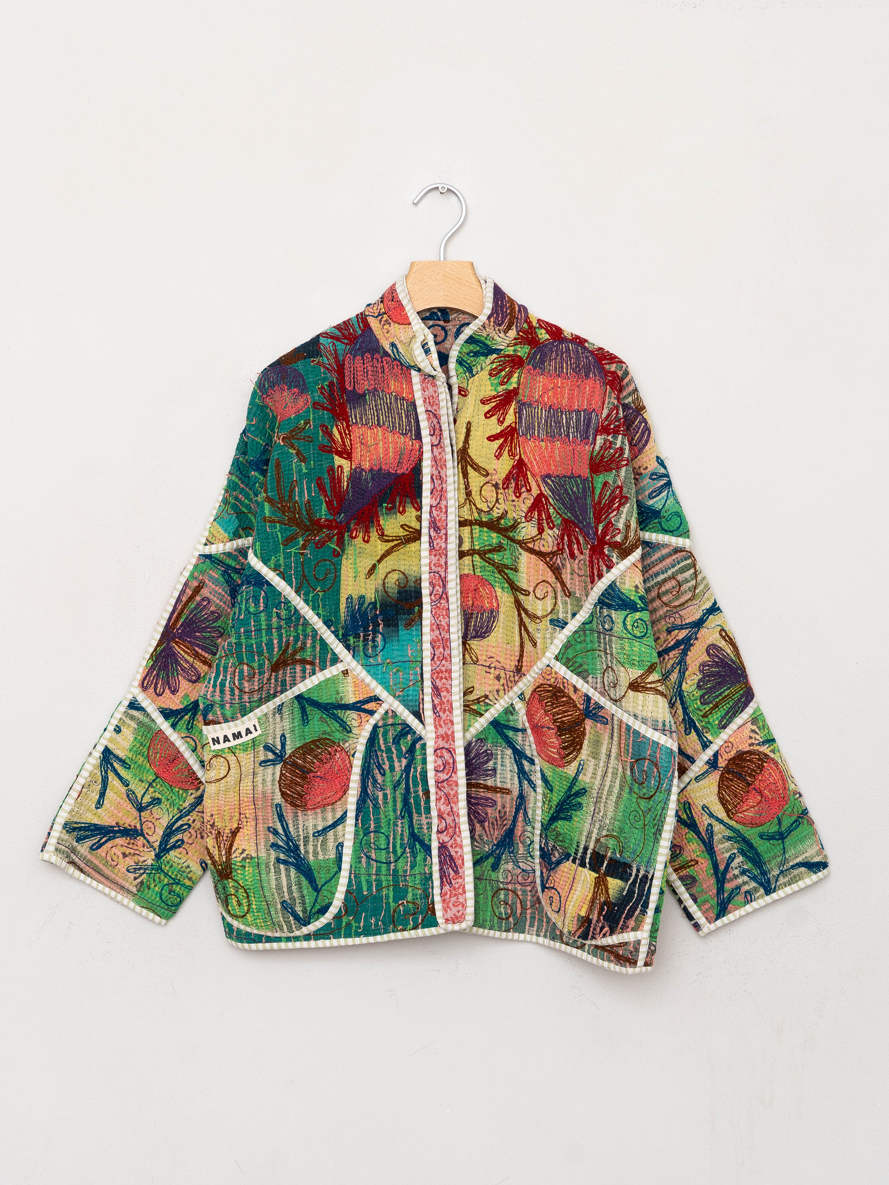 The Ladhiya Suzani Quilted Kantha Jacket