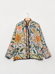 The Ladhiya Suzani Quilted Kantha Jacket