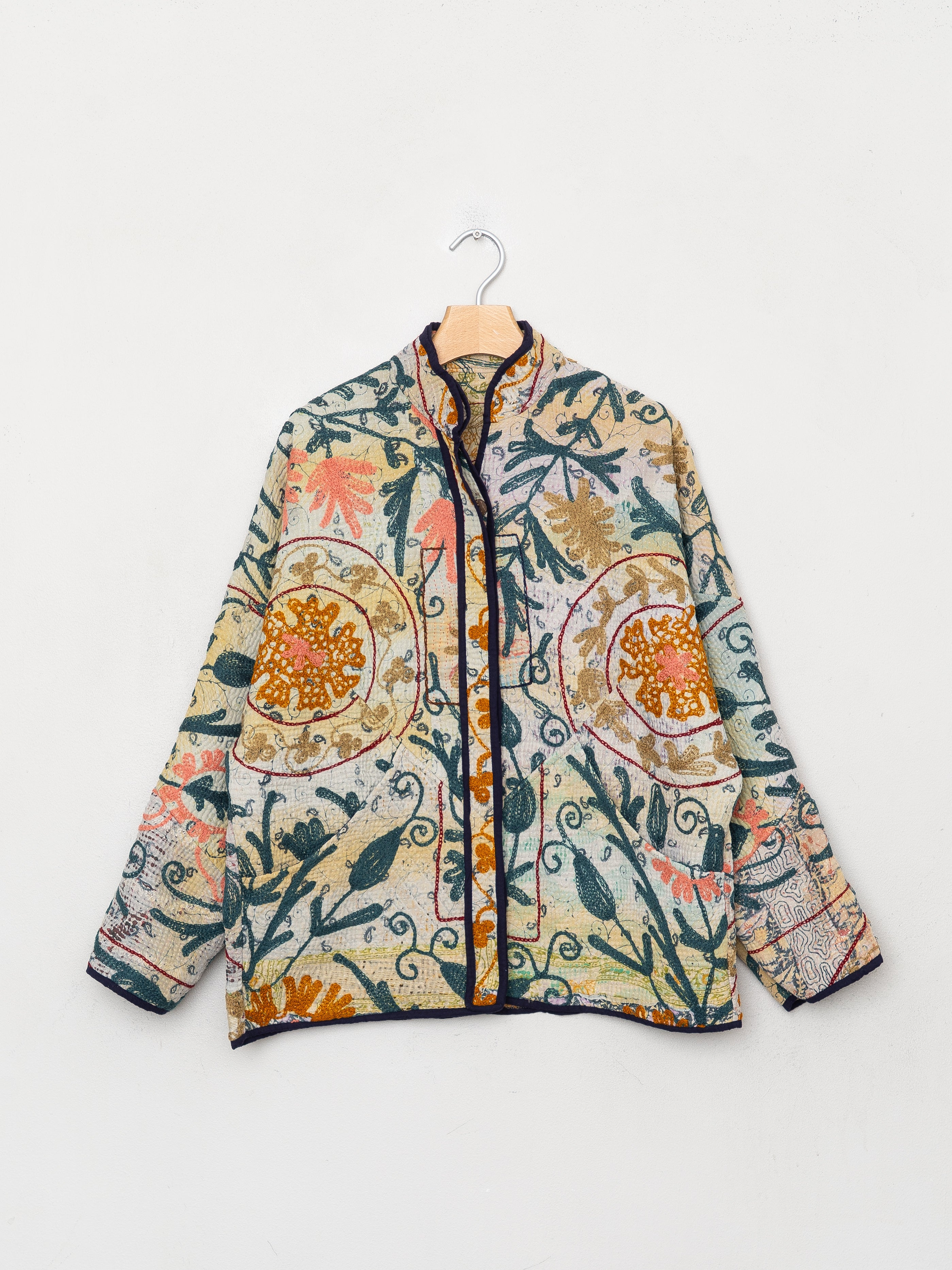 The Ladhiya Suzani Quilted Kantha Jacket