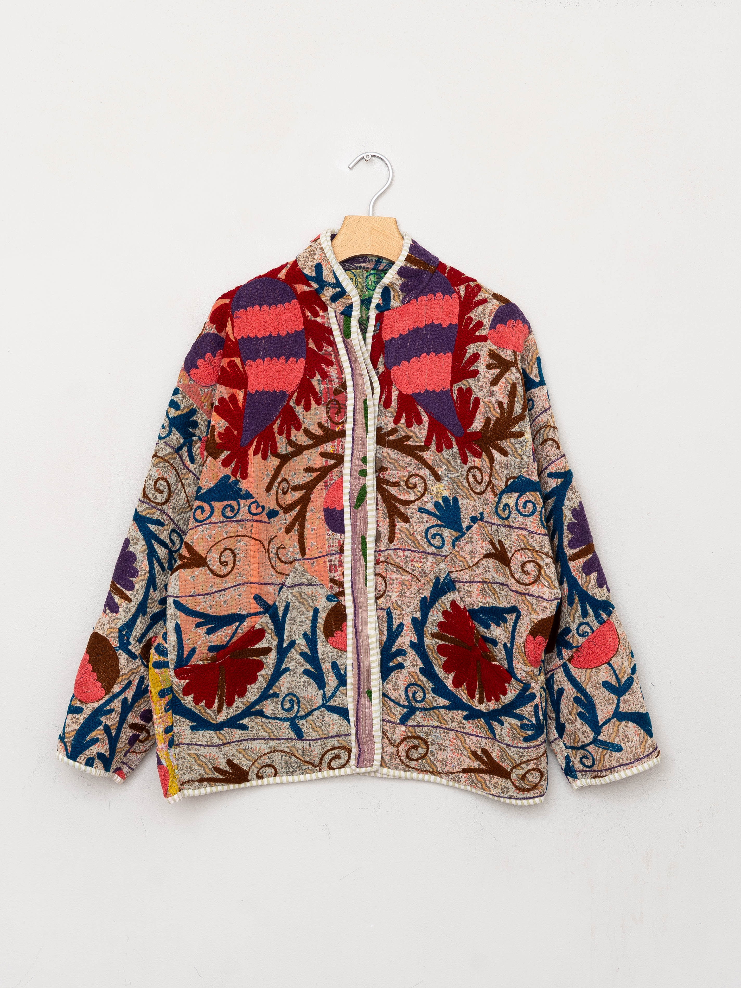 The Ladhiya Suzani Quilted Kantha Jacket