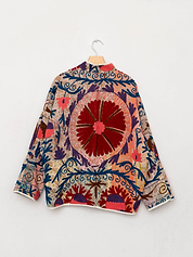 The Ladhiya Suzani Quilted Kantha Jacket