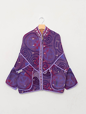 The Ladhiya Suzani Quilted Kantha Jacket