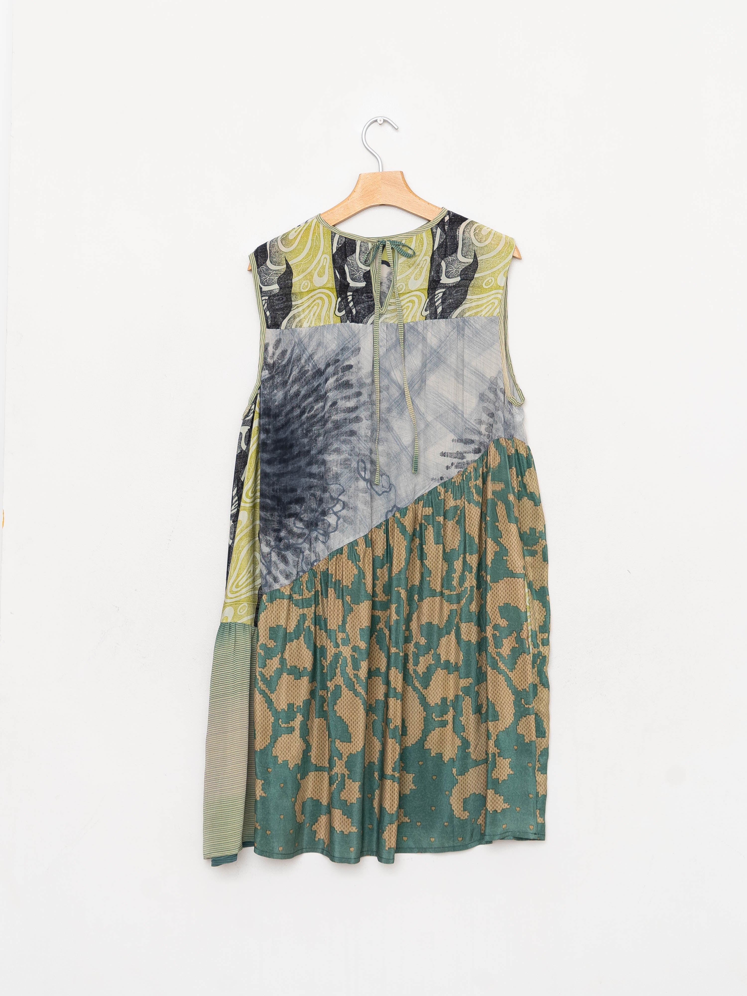 The Anan Short Dress  - Medium / Large - Upcycled Silk