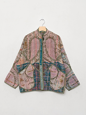 The Ladhiya Quilted Suzani Kantha Jacket Wholesale
