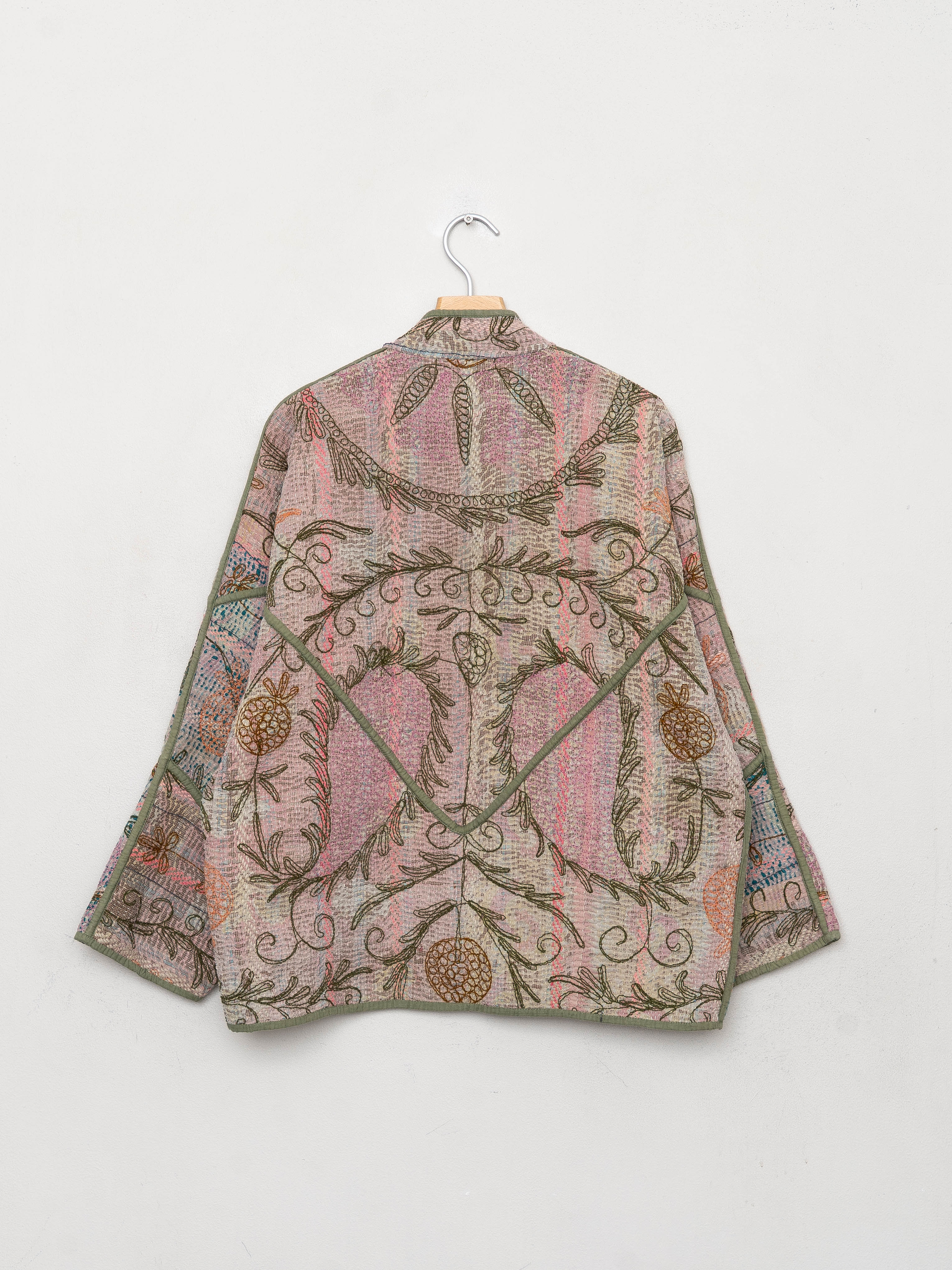 The Ladhiya Quilted Suzani Kantha Jacket Wholesale