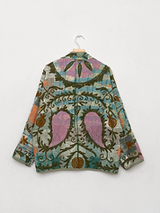 The Ladhiya Quilted Suzani Kantha Jacket Wholesale