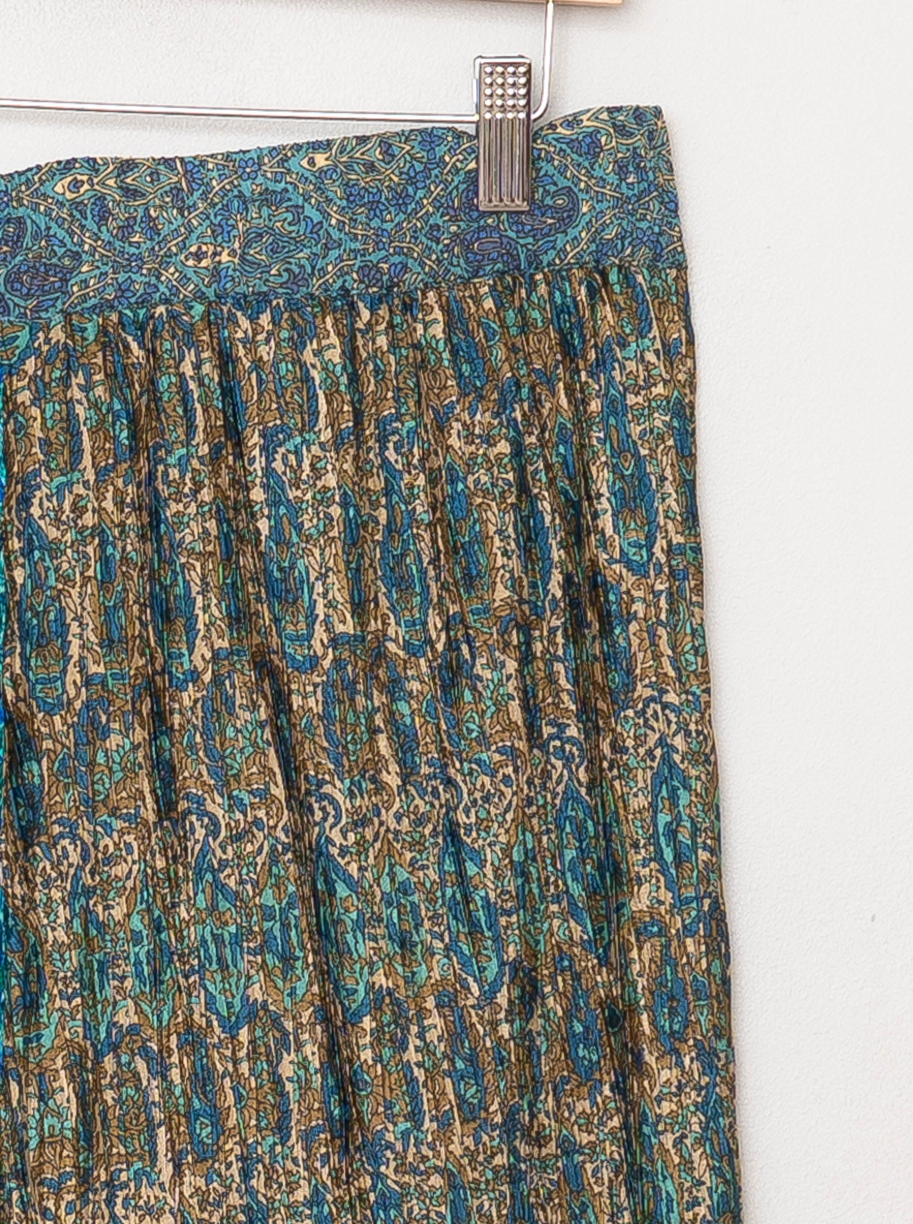 The Tanvi Pleated Pant - Large - Upcycled