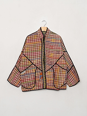 The Ladhiya Quilted Patchwork Kantha Jacket Wholesale