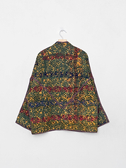 The Ladhiya Quilted Indigo Kantha Jacket