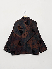 The Ladhiya Quilted Suzani Kantha Jacket