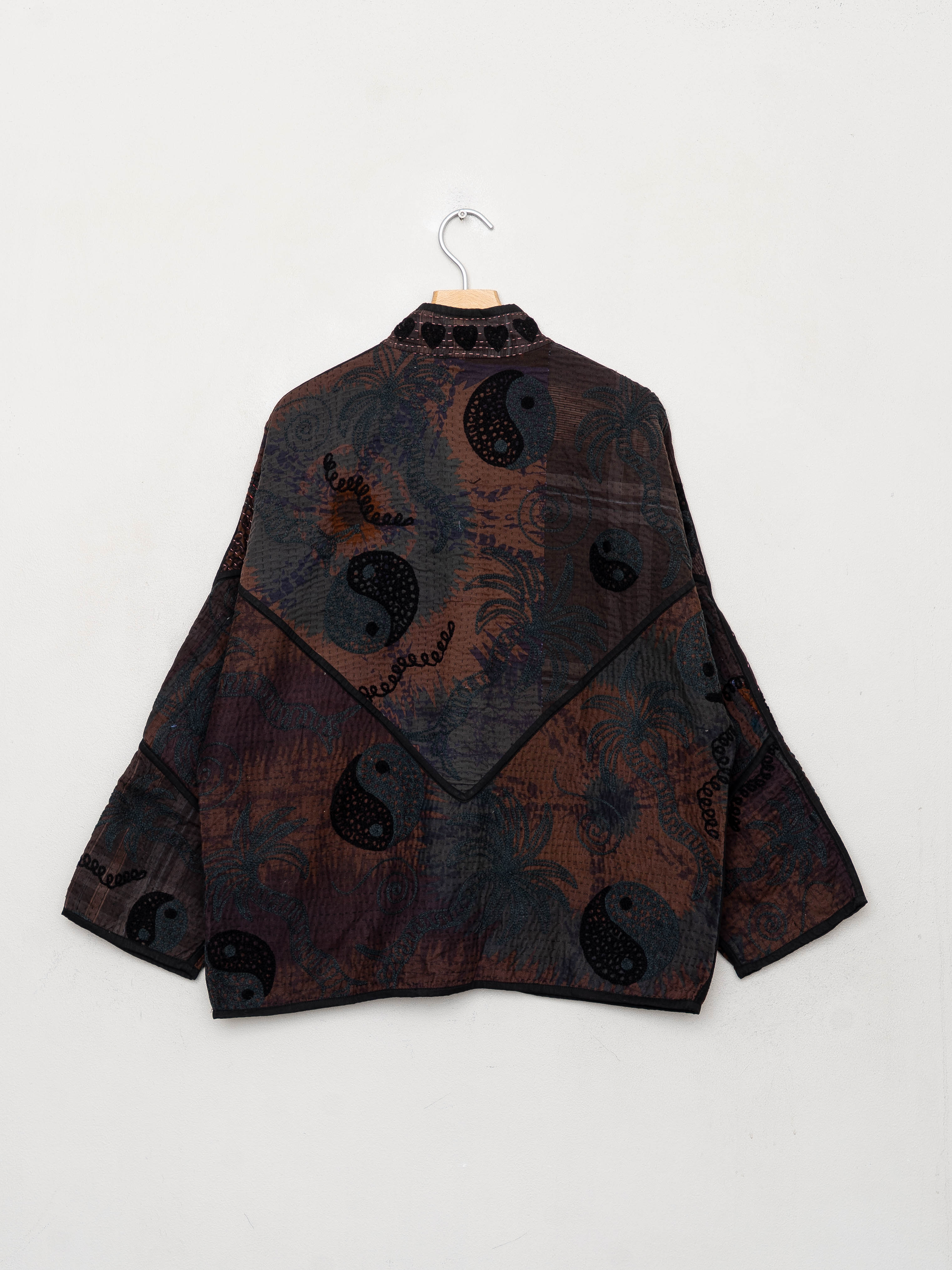 The Ladhiya Quilted Suzani Kantha Jacket