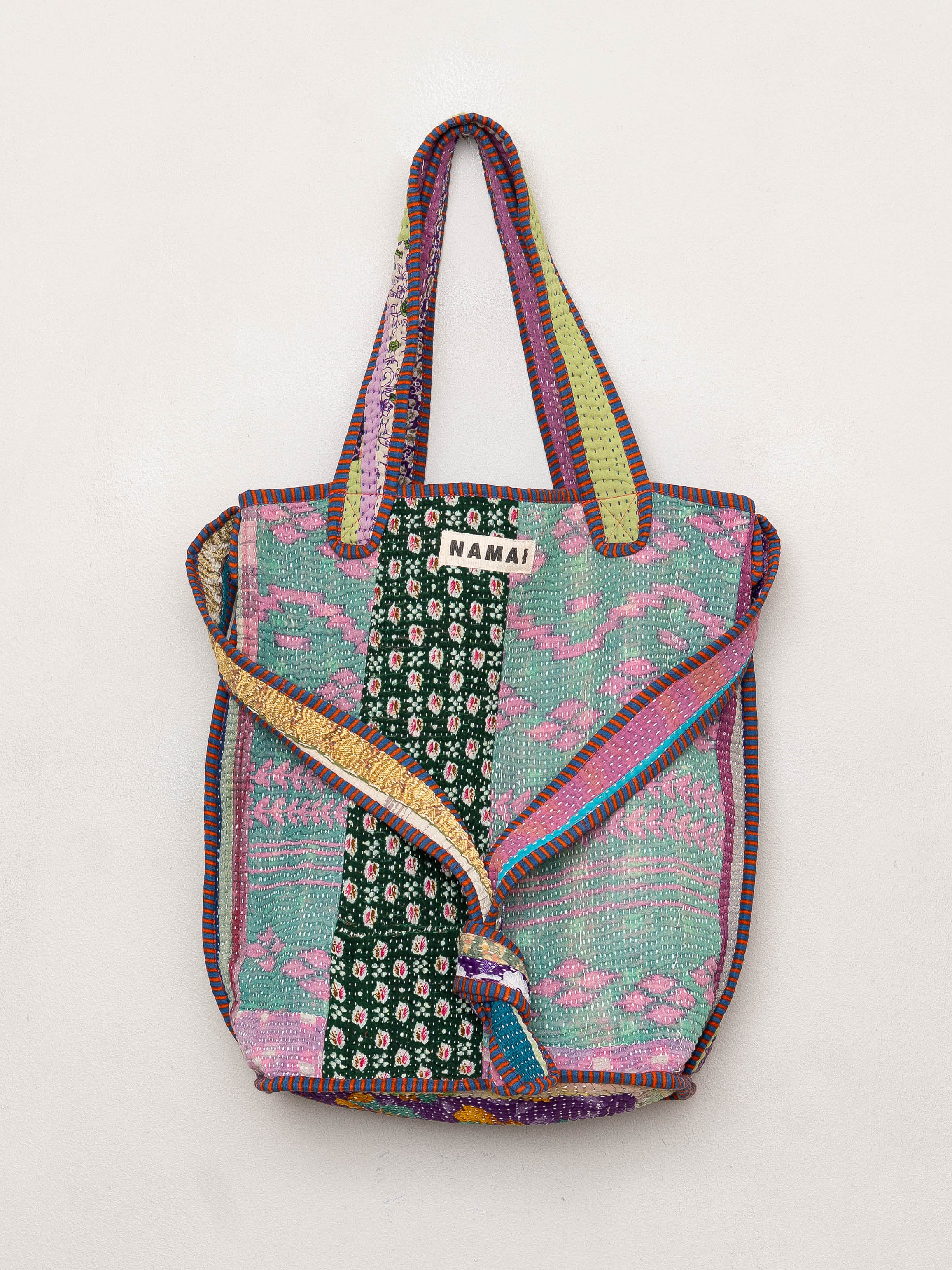 The Xoti II Zero-Waste Quilted Kantha Bag