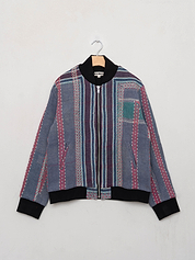 The Veda Quilted One-of-a-Kind Bomber Jacket - Large